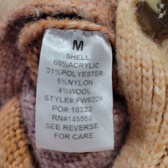 Vici Collection Perla Pocketed Button Front Ombre Cardigan Size M - Picture 5 of 6